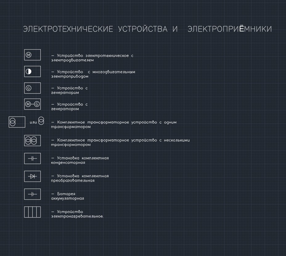 ГОСТ 21.210-2014 УГО в DWG