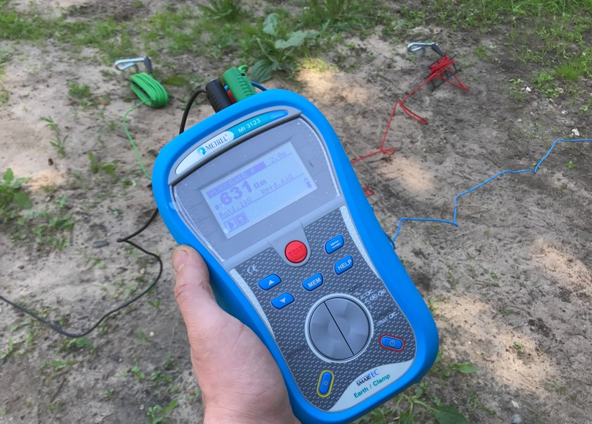 metrel mi 3123 измерение удельного сопротивления грунта